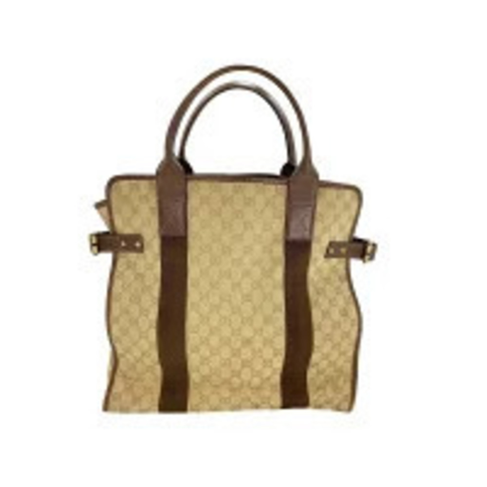 Gucci GG Canvas Shoulder Bag Brown